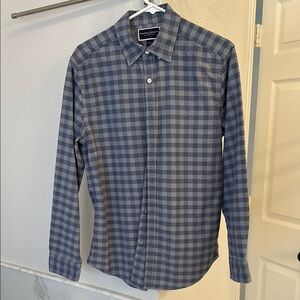 Men's Blue Checkered Shirt